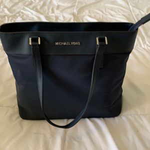 Michael Kors nylon and leather tote